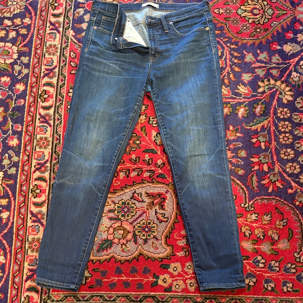 Madewell Women's Dark Blue Skinny Jeans size 30